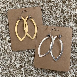 J. Crew Gold & Silver Earrings